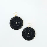 Rebecca Hoop Earrings Taupe