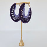 Gina Earrings Cobalt Blue