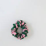 Print Scrunchie Green & Pink