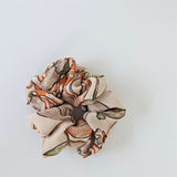 Print Scrunchie Green & White