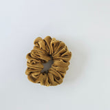 Velvet Mustard Scrunchie