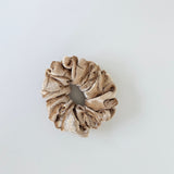 Velvet Velour Gold Scrunchie
