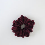 Corduroy Maroon Scrunchie