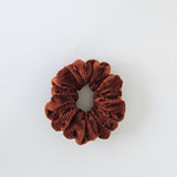 Corduroy Maroon Scrunchie