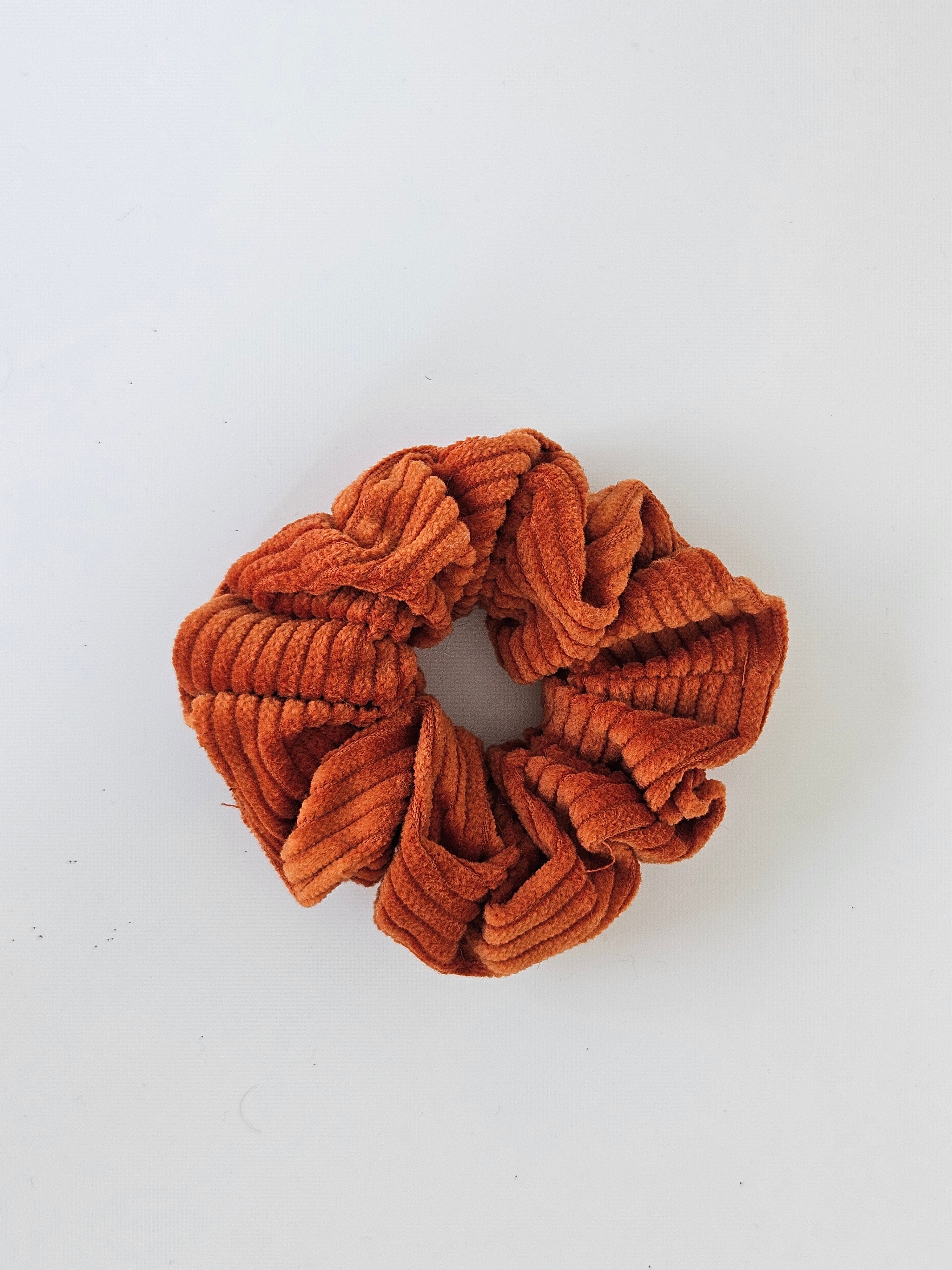 Corduroy Scrunchie Blue