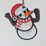 Beaded Snowman Ornament
