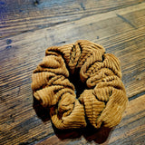 Corduroy Scrunchie Blue