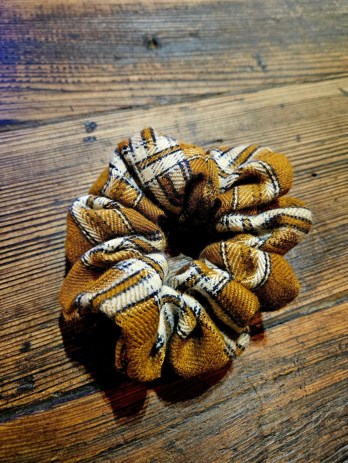 Fall Print Scrunchie