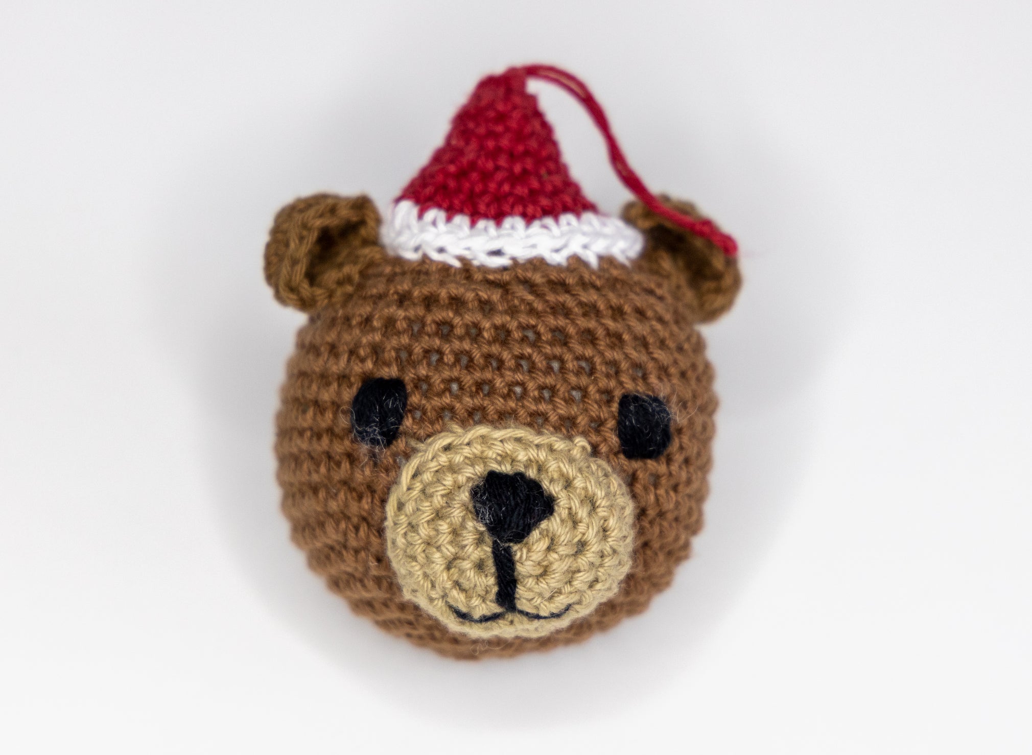 Crochet Teddy Bear Ornament