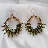 Anele Crystal Hoop Earrings