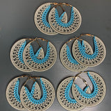 Gina Earrings Cobalt Blue