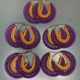 Gina Earrings Cobalt Blue