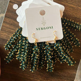 Jacquelyn Crystal Dangle Earrings