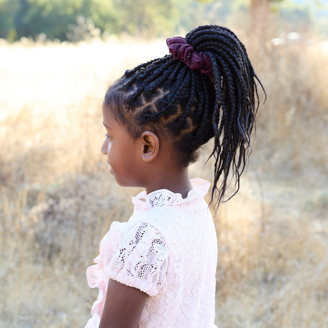 Glitter Scrunchie Pink