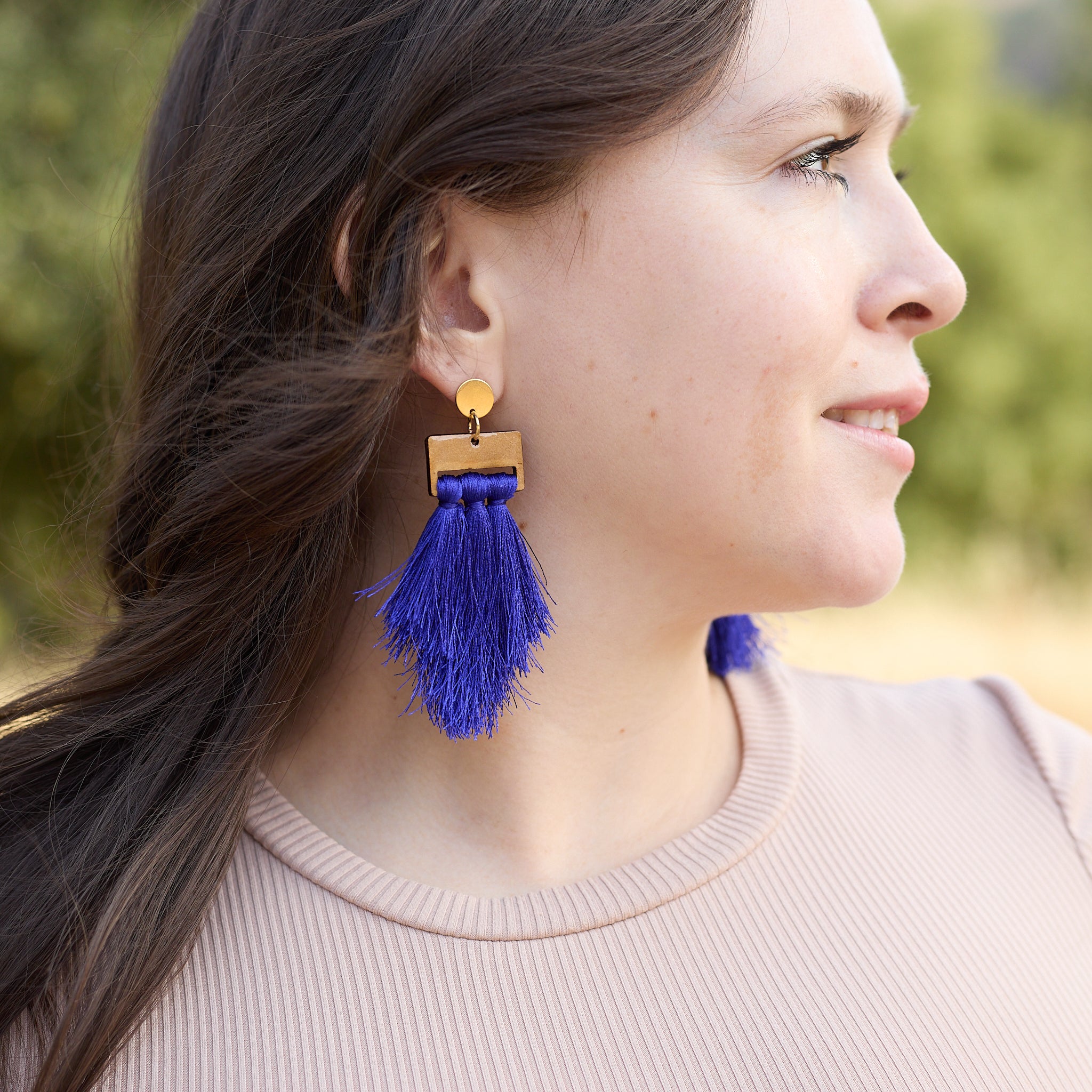 Ana Earrings Violet