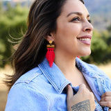 Ana Earrings Violet