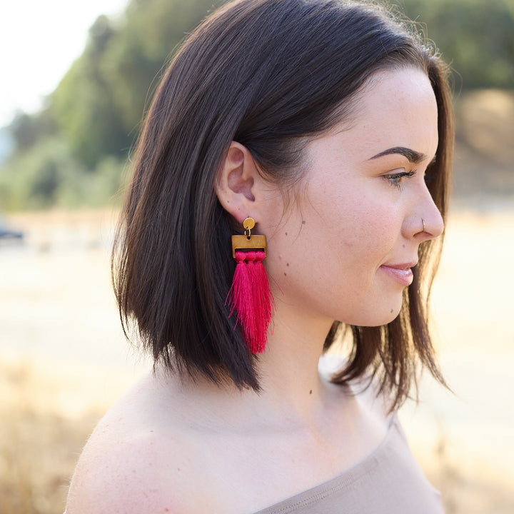 Ana Earrings Coral