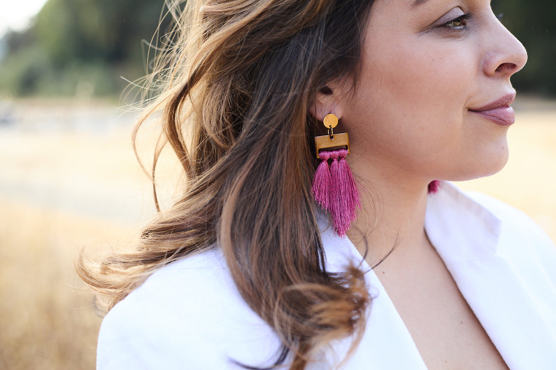 Ana Earrings Red