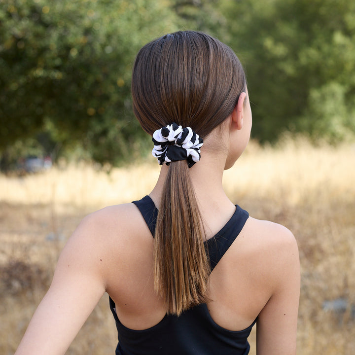 Print Scrunchie Sage