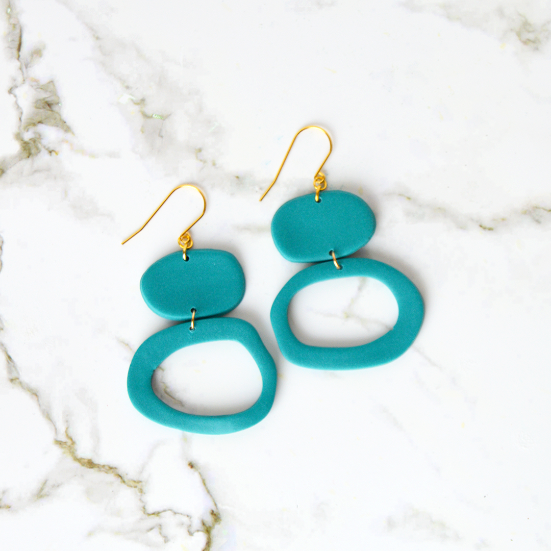 Dressy Clay Dangle Earrings