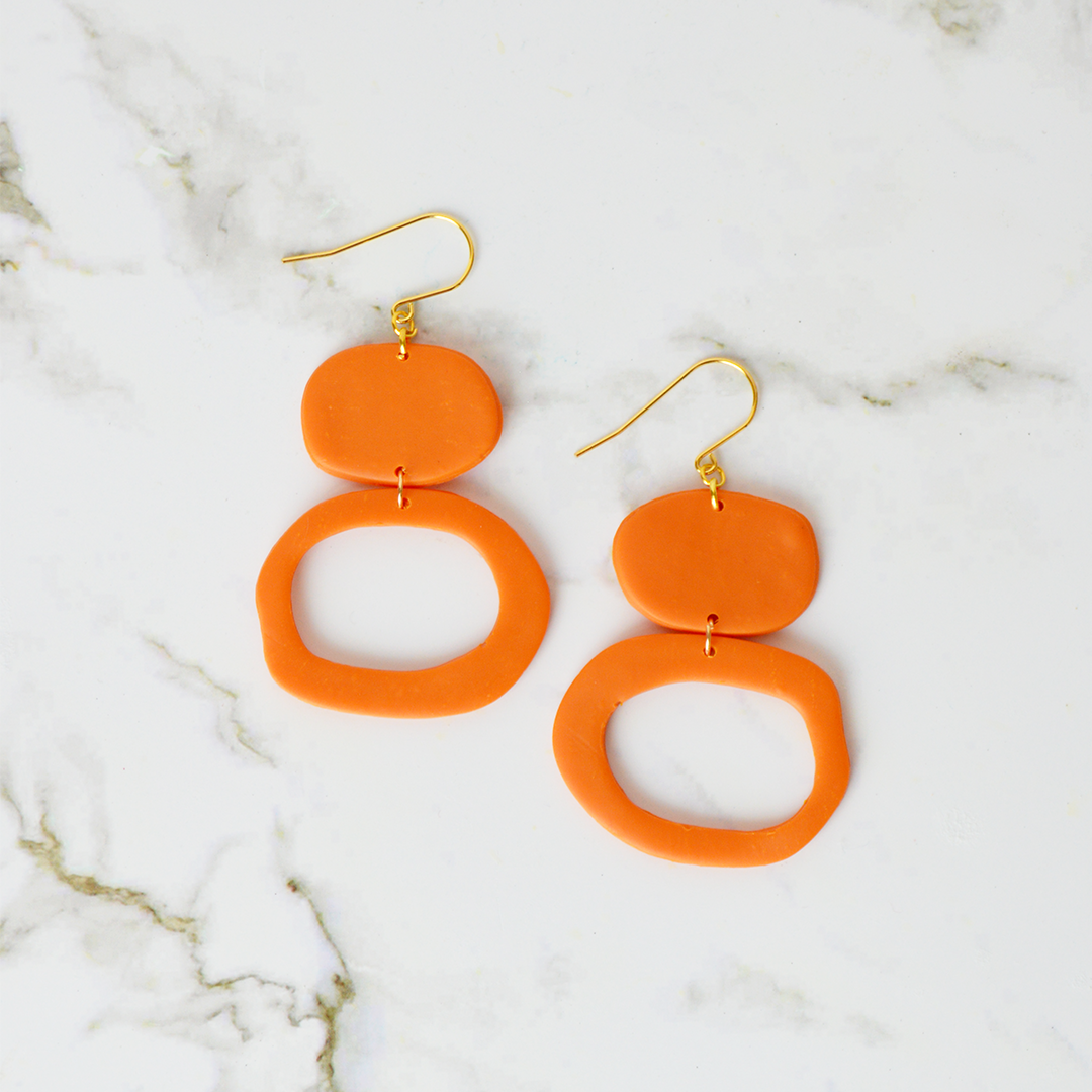 Dressy Clay Dangle Earrings