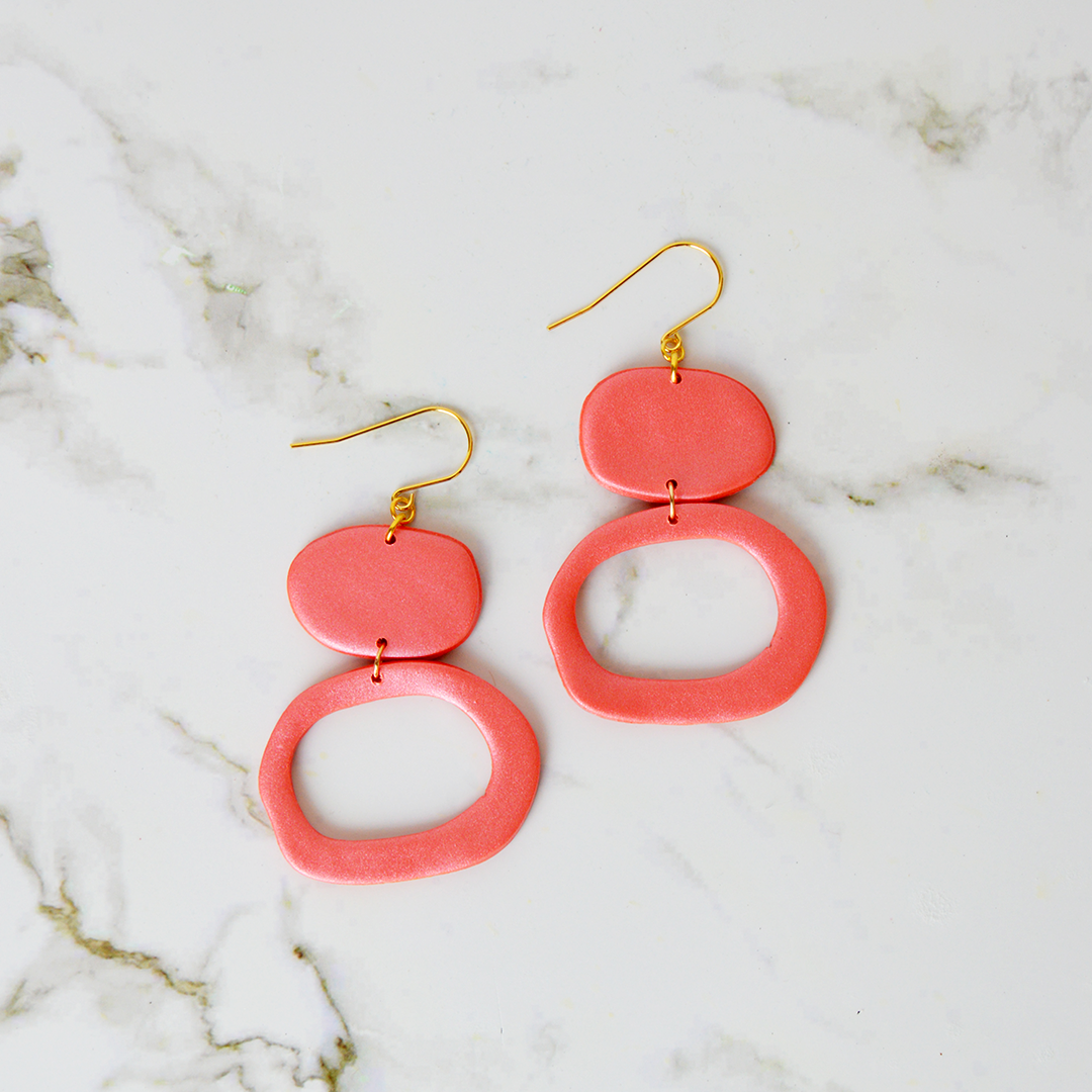 Dressy Clay Dangle Earrings