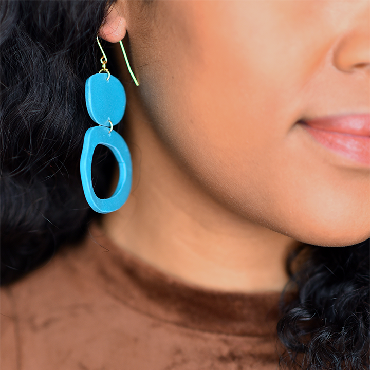 Dressy Clay Dangle Earrings