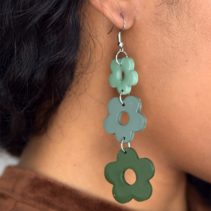 Floral Drop Earrings