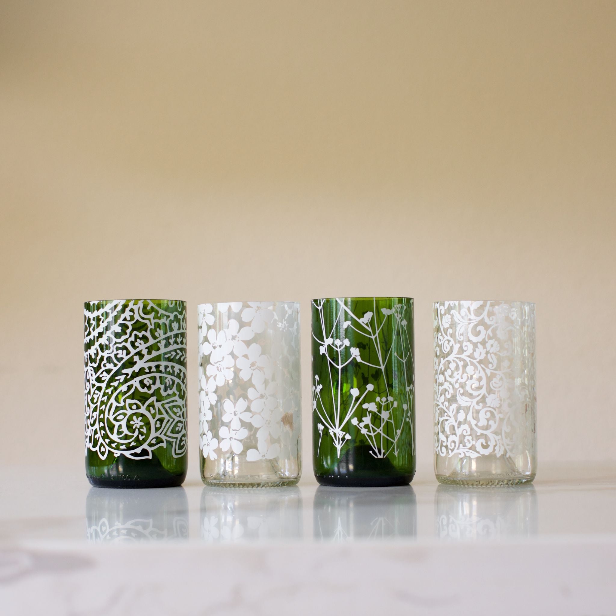 Dandelion Multi-Functional Glasses Set of 4